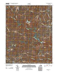 Rubermont Virginia Historical topographic map, 1:24000 scale, 7.5 X 7.5 Minute, Year 2010