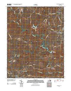 Rubermont Virginia Historical topographic map, 1:24000 scale, 7.5 X 7.5 Minute, Year 2010