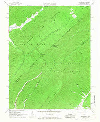 Rucker Gap Virginia Historical topographic map, 1:24000 scale, 7.5 X 7.5 Minute, Year 1966