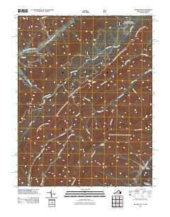 Rucker Gap Virginia Historical topographic map, 1:24000 scale, 7.5 X 7.5 Minute, Year 2011