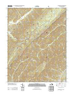 Rucker Gap Virginia Historical topographic map, 1:24000 scale, 7.5 X 7.5 Minute, Year 2013