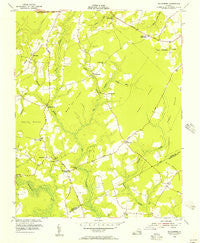 Runnymede Virginia Historical topographic map, 1:24000 scale, 7.5 X 7.5 Minute, Year 1954