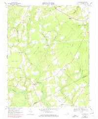 Runnymede Virginia Historical topographic map, 1:24000 scale, 7.5 X 7.5 Minute, Year 1968