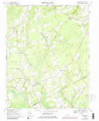 Runnymede Virginia Historical topographic map, 1:24000 scale, 7.5 X 7.5 Minute, Year 1968