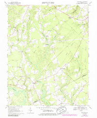 Runnymede Virginia Historical topographic map, 1:24000 scale, 7.5 X 7.5 Minute, Year 1968
