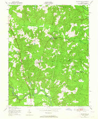 Ruther Glen Virginia Historical topographic map, 1:24000 scale, 7.5 X 7.5 Minute, Year 1949