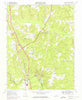 Ruther Glen Virginia Historical topographic map, 1:24000 scale, 7.5 X 7.5 Minute, Year 1969