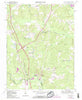 Ruther Glen Virginia Historical topographic map, 1:24000 scale, 7.5 X 7.5 Minute, Year 1969