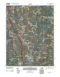 Ruther Glen Virginia Historical topographic map, 1:24000 scale, 7.5 X 7.5 Minute, Year 2010