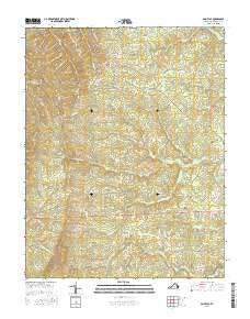 Saint Joy Virginia Current topographic map, 1:24000 scale, 7.5 X 7.5 Minute, Year 2016