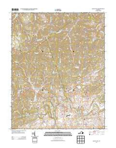 Saint Paul Virginia Historical topographic map, 1:24000 scale, 7.5 X 7.5 Minute, Year 2013