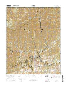 Saint Paul Virginia Current topographic map, 1:24000 scale, 7.5 X 7.5 Minute, Year 2016
