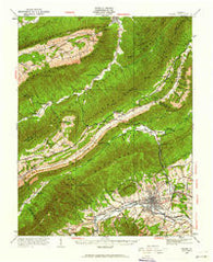 Salem Virginia Historical topographic map, 1:62500 scale, 15 X 15 Minute, Year 1929