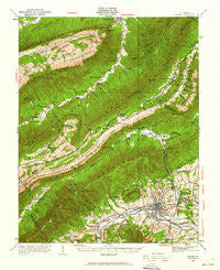 Salem Virginia Historical topographic map, 1:62500 scale, 15 X 15 Minute, Year 1929
