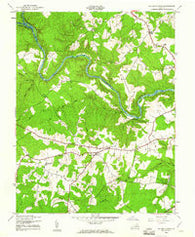 Salem Church Virginia Historical topographic map, 1:24000 scale, 7.5 X 7.5 Minute, Year 1943