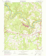 Salem Church Virginia Historical topographic map, 1:24000 scale, 7.5 X 7.5 Minute, Year 1966