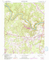 Salem Church Virginia Historical topographic map, 1:24000 scale, 7.5 X 7.5 Minute, Year 1966