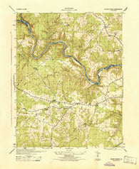 Salem Church Virginia Historical topographic map, 1:31680 scale, 7.5 X 7.5 Minute, Year 1944