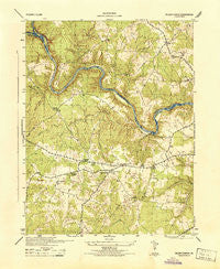 Salem Church Virginia Historical topographic map, 1:31680 scale, 7.5 X 7.5 Minute, Year 1944