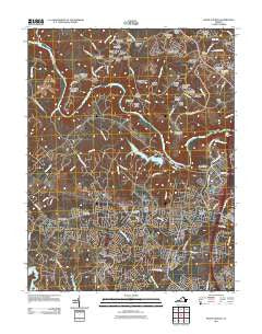 Salem Church Virginia Historical topographic map, 1:24000 scale, 7.5 X 7.5 Minute, Year 2011