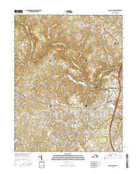 Salem Church Virginia Current topographic map, 1:24000 scale, 7.5 X 7.5 Minute, Year 2016