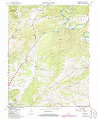 Salisbury Virginia Historical topographic map, 1:24000 scale, 7.5 X 7.5 Minute, Year 1962