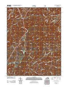 Salisbury Virginia Historical topographic map, 1:24000 scale, 7.5 X 7.5 Minute, Year 2011