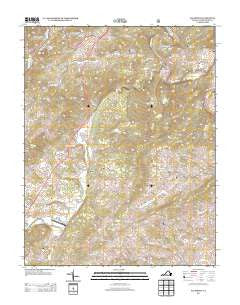 Salisbury Virginia Historical topographic map, 1:24000 scale, 7.5 X 7.5 Minute, Year 2013