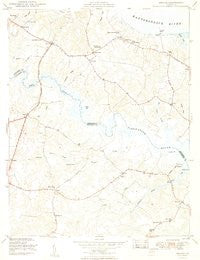 Saluda Virginia Historical topographic map, 1:24000 scale, 7.5 X 7.5 Minute, Year 1949