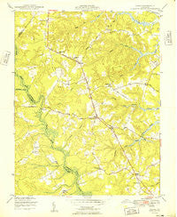 Samos Virginia Historical topographic map, 1:24000 scale, 7.5 X 7.5 Minute, Year 1949