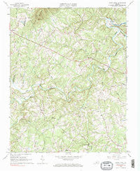 Sandy Level Virginia Historical topographic map, 1:24000 scale, 7.5 X 7.5 Minute, Year 1965