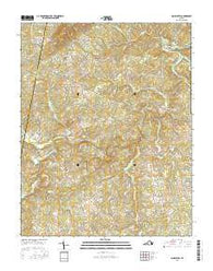 Sandy Level Virginia Current topographic map, 1:24000 scale, 7.5 X 7.5 Minute, Year 2016