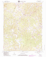 Sanville Virginia Historical topographic map, 1:24000 scale, 7.5 X 7.5 Minute, Year 1967