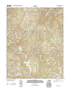 Sanville Virginia Historical topographic map, 1:24000 scale, 7.5 X 7.5 Minute, Year 2013