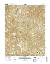 Sanville Virginia Current topographic map, 1:24000 scale, 7.5 X 7.5 Minute, Year 2016
