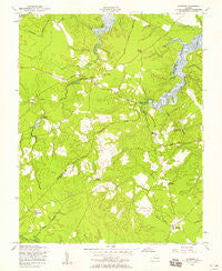 Savedge Virginia Historical topographic map, 1:24000 scale, 7.5 X 7.5 Minute, Year 1956