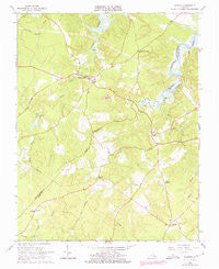Savedge Virginia Historical topographic map, 1:24000 scale, 7.5 X 7.5 Minute, Year 1966