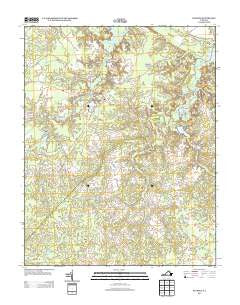 Savedge Virginia Historical topographic map, 1:24000 scale, 7.5 X 7.5 Minute, Year 2013