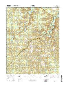 Savedge Virginia Current topographic map, 1:24000 scale, 7.5 X 7.5 Minute, Year 2016
