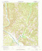 Saxe Virginia Historical topographic map, 1:24000 scale, 7.5 X 7.5 Minute, Year 1968