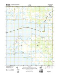 Saxis Virginia Historical topographic map, 1:24000 scale, 7.5 X 7.5 Minute, Year 2013