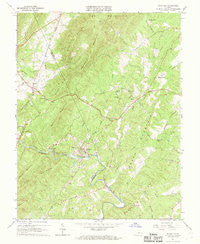 Schuyler Virginia Historical topographic map, 1:24000 scale, 7.5 X 7.5 Minute, Year 1967