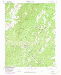 Schuyler Virginia Historical topographic map, 1:24000 scale, 7.5 X 7.5 Minute, Year 1967