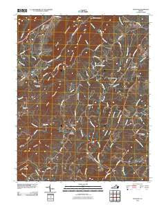 Schuyler Virginia Historical topographic map, 1:24000 scale, 7.5 X 7.5 Minute, Year 2010