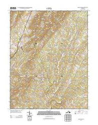 Schuyler Virginia Historical topographic map, 1:24000 scale, 7.5 X 7.5 Minute, Year 2013