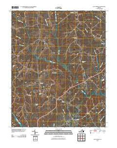 Scottsburg Virginia Historical topographic map, 1:24000 scale, 7.5 X 7.5 Minute, Year 2010