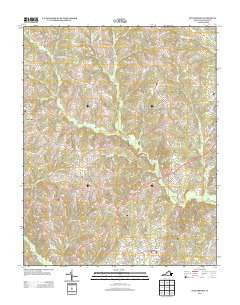 Scottsburg Virginia Historical topographic map, 1:24000 scale, 7.5 X 7.5 Minute, Year 2013