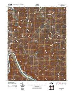 Scottsville Virginia Historical topographic map, 1:24000 scale, 7.5 X 7.5 Minute, Year 2010