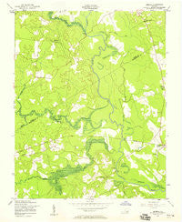 Sebrell Virginia Historical topographic map, 1:24000 scale, 7.5 X 7.5 Minute, Year 1957