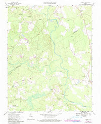 Sebrell Virginia Historical topographic map, 1:24000 scale, 7.5 X 7.5 Minute, Year 1968